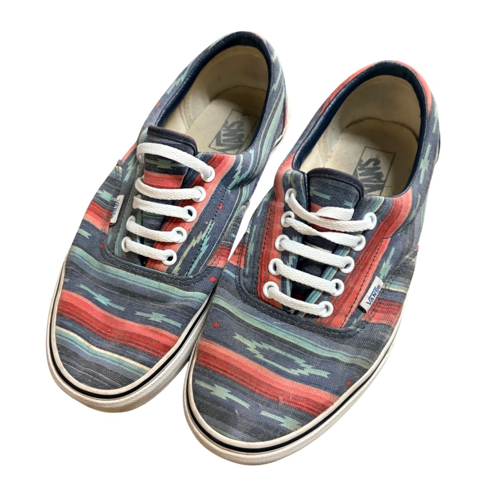 Vans Era Van Doren Multi Color Aztec Southwestern Print Skate Shoes Low Top